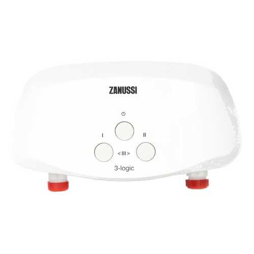 Водонагреватель проточный Zanussi 3-logic 5.5 ТS (душ+кран) white в ТехноПорт