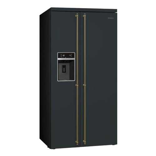 Холодильник Smeg SBS 8004 AO Black в ТехноПорт