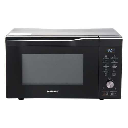 Микроволновая печь с грилем и конвекцией Samsung MC32K7055CT/BW black в ТехноПорт