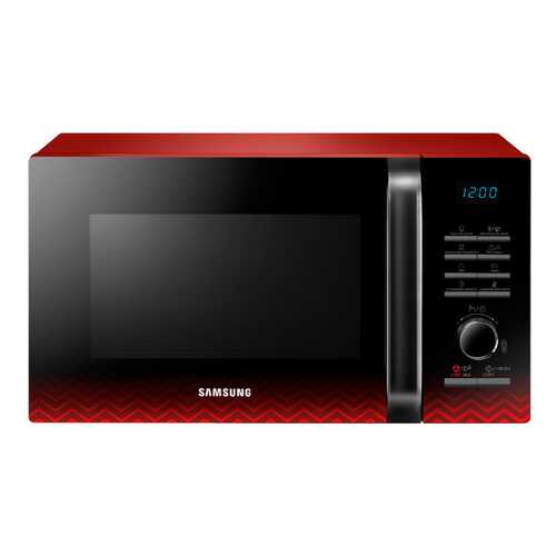 Микроволновая печь с грилем Samsung MG23H3115PR red в ТехноПорт