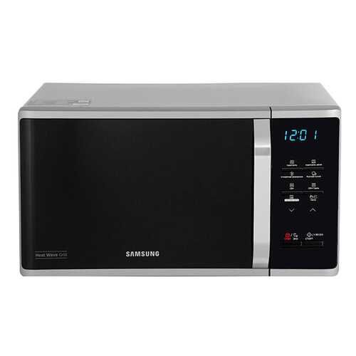 Микроволновая печь с грилем Samsung MG23K3573AS silver/black в ТехноПорт