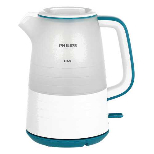 Чайник электрический Philips HD9334/11 White/Blue в ТехноПорт