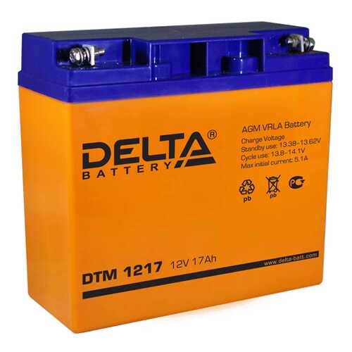 Аккумуляторная батарея DELTA DTM 1217 в ТехноПорт