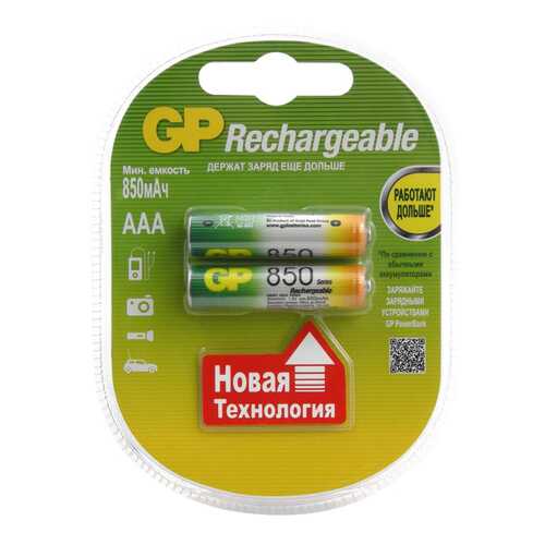 Аккумуляторная батарея GP Batteries 85AAAHC 2 шт в ТехноПорт