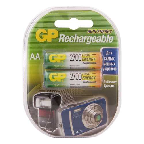 Аккумуляторная батарея GP Batteries GP 270AAHC-2DECRC2 2 шт в ТехноПорт