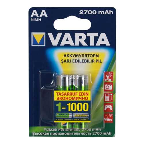 Аккумуляторная батарея Varta PROFESSIONAL 5706 2 шт в ТехноПорт