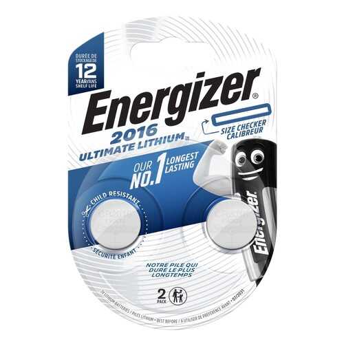 Батарея Energizer Ultimate Lithium CR2016 BP2 (E301319500) в ТехноПорт