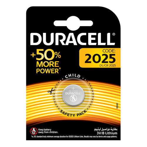 Батарейка Duracell 2025 1 шт в ТехноПорт