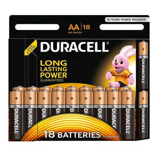 Батарейка Duracell Basic LR6 18 шт в ТехноПорт
