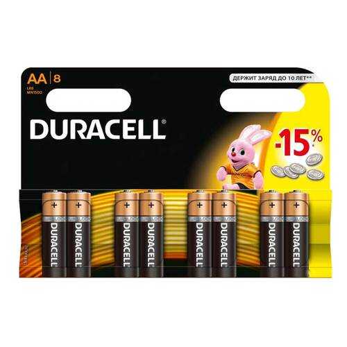 Батарейка Duracell Basic MN1500 AA 8 шт в ТехноПорт