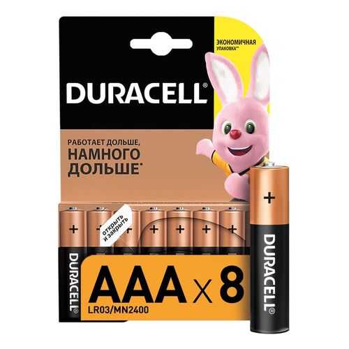 Батарейка Duracell LR03-8BL Basic в ТехноПорт