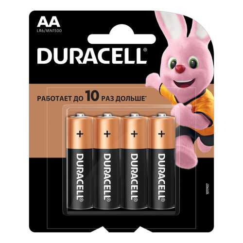 Батарейка Duracell LR6 АА 4 шт в ТехноПорт