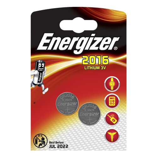 Батарейка Energizer CR2016 2 шт в ТехноПорт