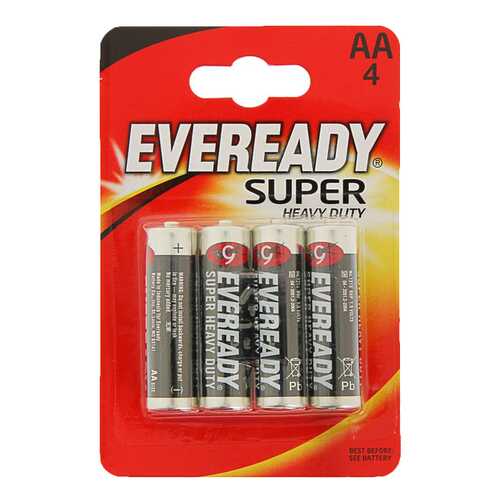 Батарейка Energizer Eveready Super Heavy Duty 4 шт в ТехноПорт