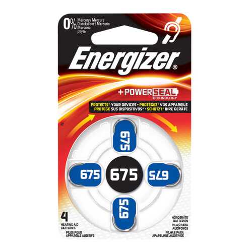 Батарейка Energizer Hearing Zinc Air 675 DP-4 4 шт в ТехноПорт