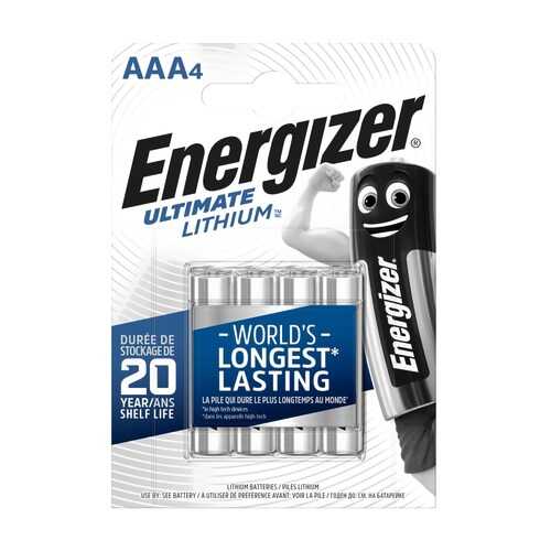 Батарейка ENERGIZER Ultimate Lithium FR03/L92/AAA BL4 в ТехноПорт