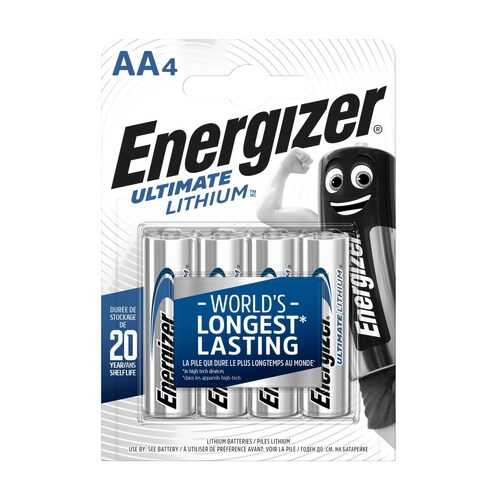 Батарейка Energizer Ultimate Lithium FR6/L91/AA BL4 4 шт в ТехноПорт