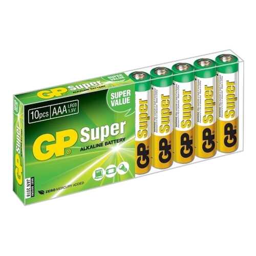 Батарейка GP Batteries 24A-B10 10 шт в ТехноПорт