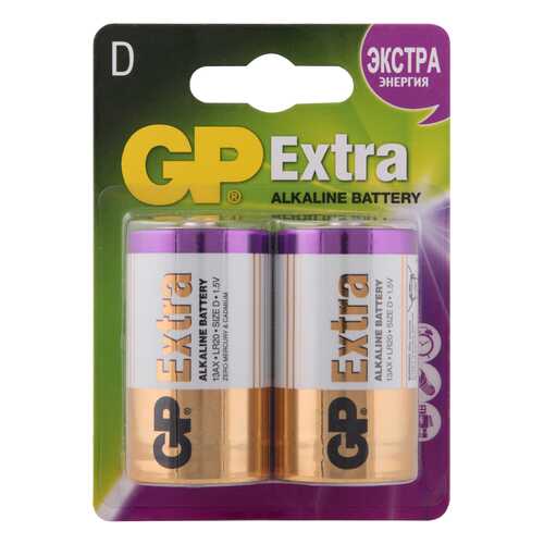 Батарейка GP Extra D (LR20) (13AXNEW-2CR2) 2 шт в ТехноПорт