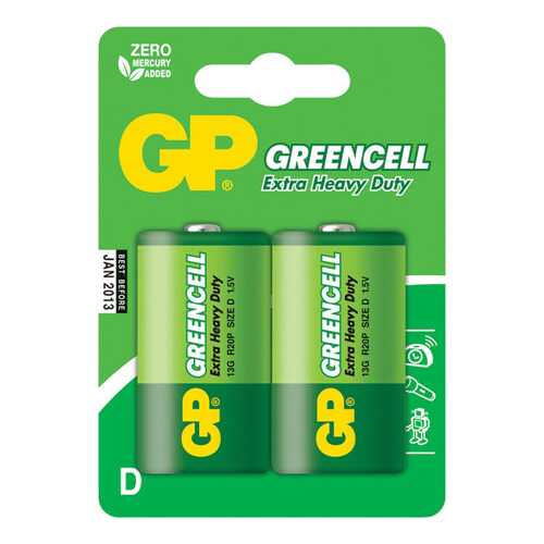 Батарейка GP Greencell D R20-2P 13G-2SB2 2 шт в ТехноПорт