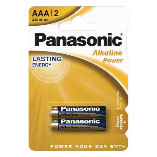 Батарейка Panasonic Alkaline Power LR03REB/2BP 2 шт в ТехноПорт