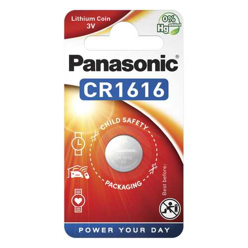 Батарейка Panasonic CR-1616EL/1B 1 шт в ТехноПорт