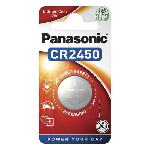 Батарейка Panasonic CR-2450EL/1B 1 шт в ТехноПорт