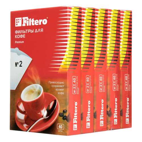 Фильтр универсальный для кофеварок Filtero Premium №2 в ТехноПорт