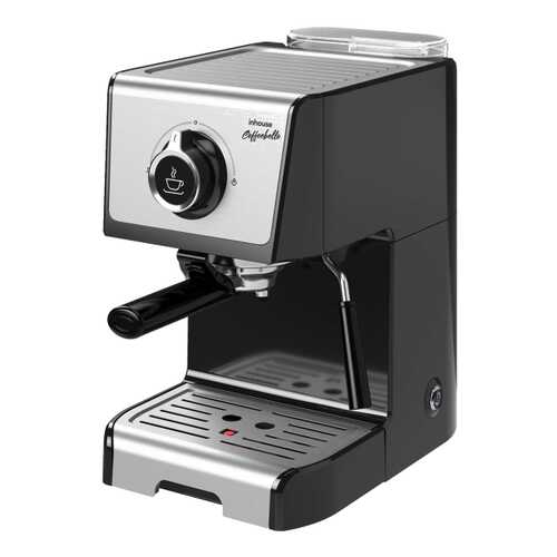 Кофеварка рожкового типа Inhouse Coffeebello Black (ICM1801BK) в ТехноПорт