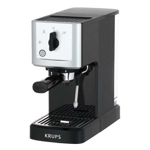 Рожковая кофеварка Krups XP344010 Black в ТехноПорт
