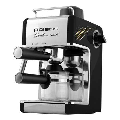 Рожковая кофеварка Polaris PCM 4006A Golden Rush Black в ТехноПорт