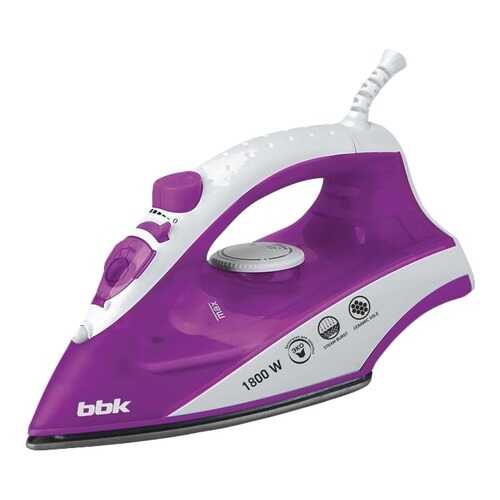 Утюг BBK ISE-1802 White/Purple в ТехноПорт