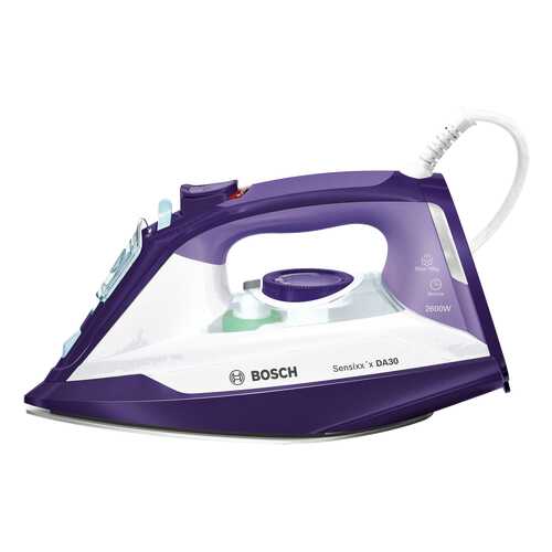 Утюг Bosch Sensixx'x DA30 Secure TDA3026110 White/Purple в ТехноПорт