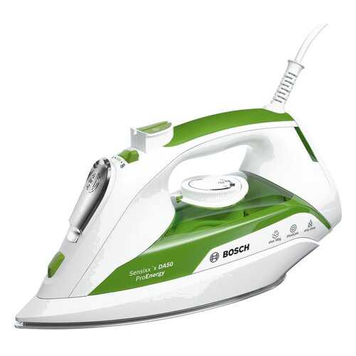 Утюг Bosch TDA502401E White/Green в ТехноПорт