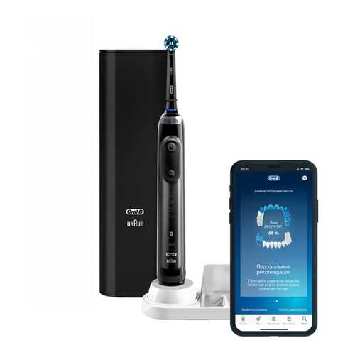 Электрическая зубная щетка Braun Oral-B Genius X 20000N (D706.515.6X) Black в ТехноПорт