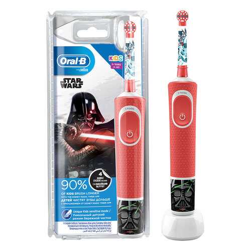 Электрическая зубная щетка Braun Oral-B Vitality Kids D100.413.2K Звездные войны в ТехноПорт