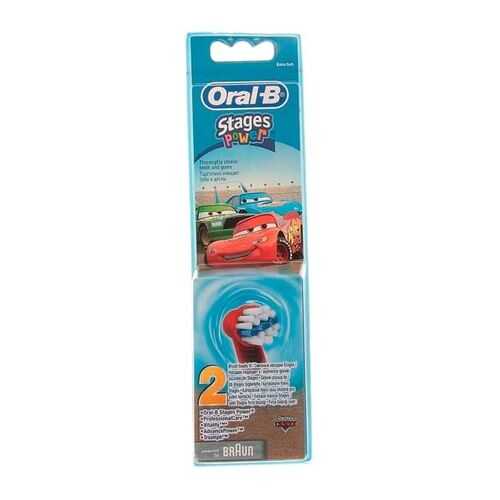 Насадка для зубной щетки Braun Oral-B EB10K Stages Kids Cars 2 шт в ТехноПорт