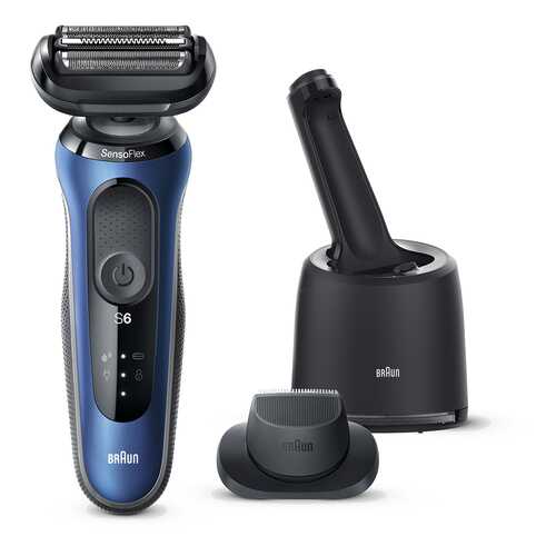 Электробритва Braun Series 6 60-B7200cc Blue в ТехноПорт