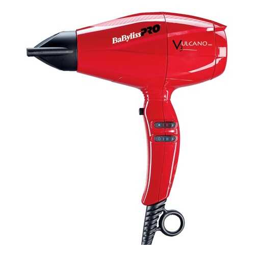 Фен Babyliss Pro Vulcano Ionic BAB6180IRE Red в ТехноПорт