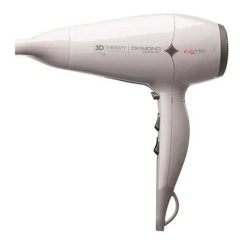 Фен GA.MA Diamond Ceramic Ion 3D Therapy GH0302 White в ТехноПорт