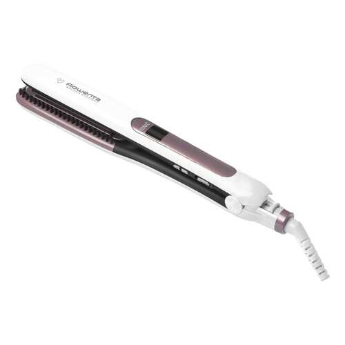 Выпрямитель волос Rowenta Brush & Straight SF7510F0 White/Pink в ТехноПорт