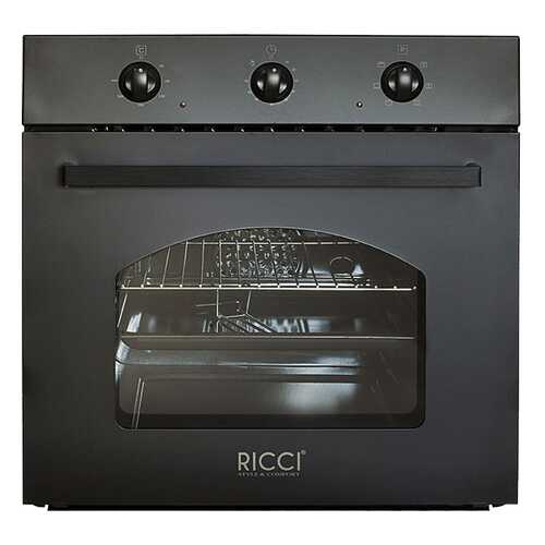 Встраиваемый электрический духовой шкаф RICCI REO-610 BL Black в ТехноПорт