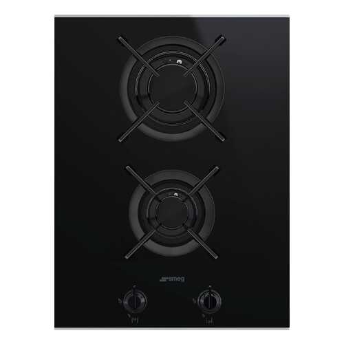 Встраиваемая газовая панель Smeg PV632CNX Black в ТехноПорт