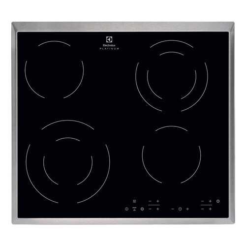 Встраиваемая варочная панель электрическая Electrolux CEE6432KX Black в ТехноПорт