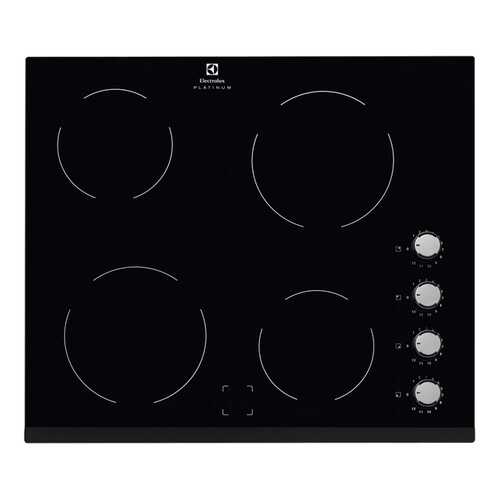 Встраиваемая варочная панель электрическая Electrolux EHF96140FK Black в ТехноПорт