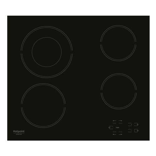 Встраиваемая варочная панель электрическая Hotpoint-Ariston HR 622 C Black в ТехноПорт