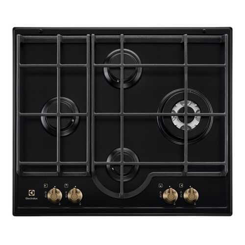 Встраиваемая варочная панель газовая Electrolux GPE363RBB Black/Gold в ТехноПорт