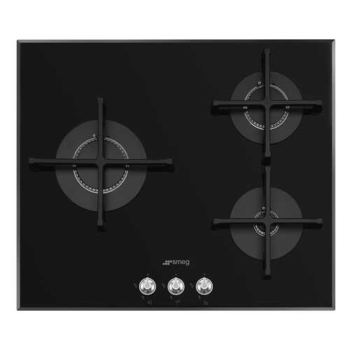 Встраиваемая варочная панель газовая Smeg PV163N2 Black в ТехноПорт